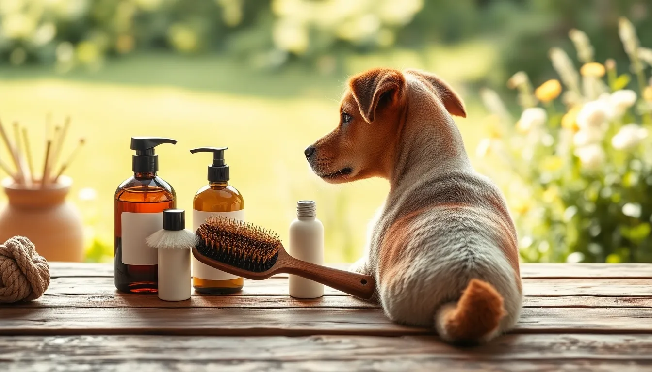 윤기나는 강아지 털