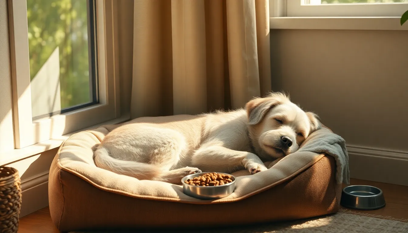 노령견의 건강한 식사와 운동