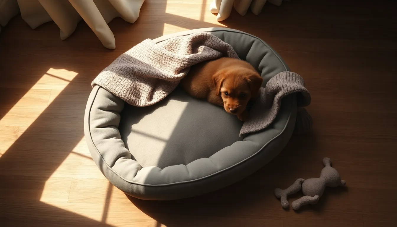 강아지 이갈이 중인 모습