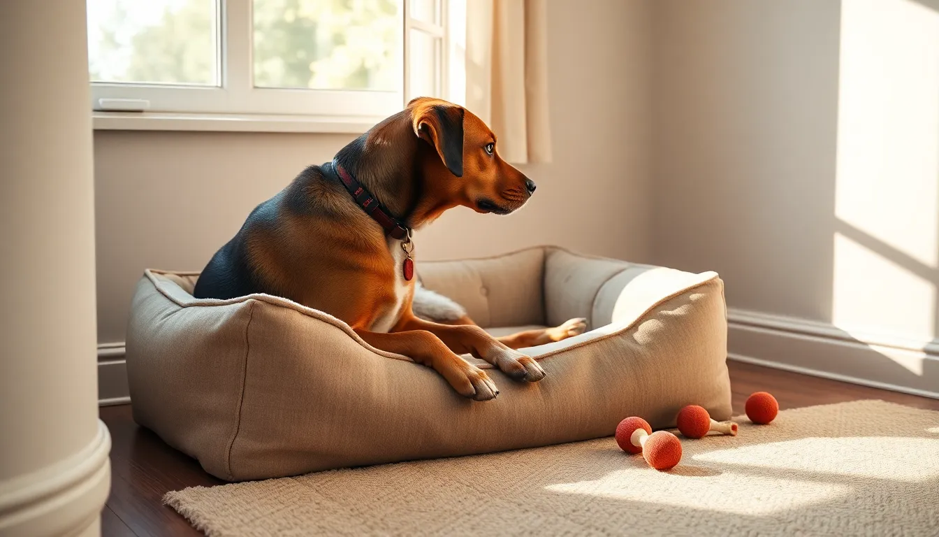 입질 교정 훈련 중인 강아지