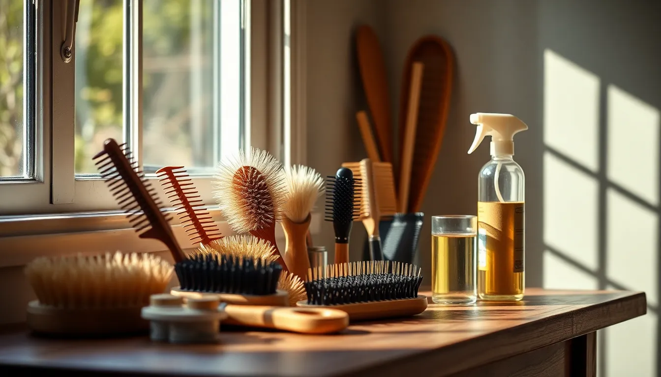 강아지 털 빗질