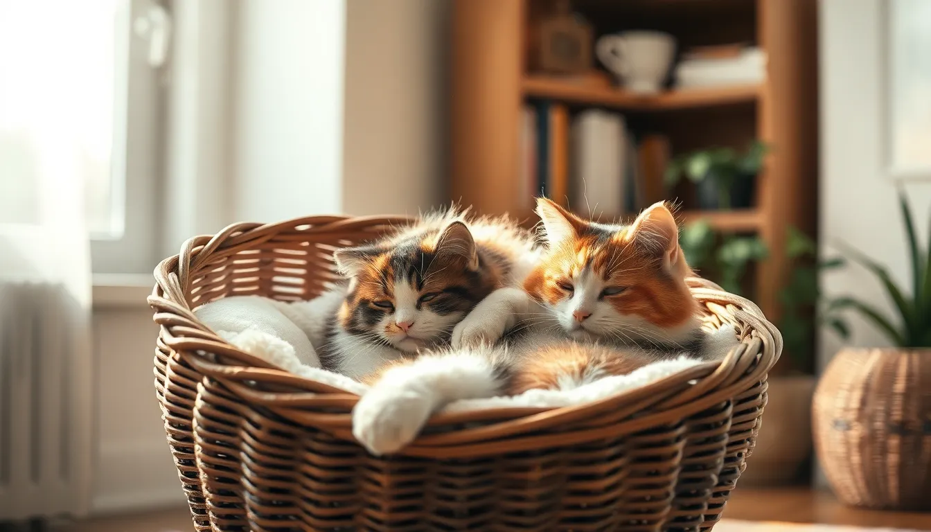 친환경 고양이 숨숨집 내부 모습