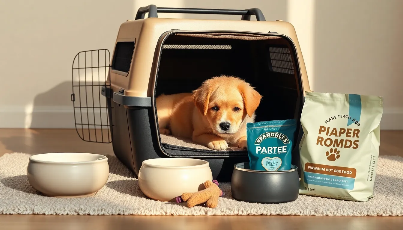 강아지 입양 시 준비물 이미지