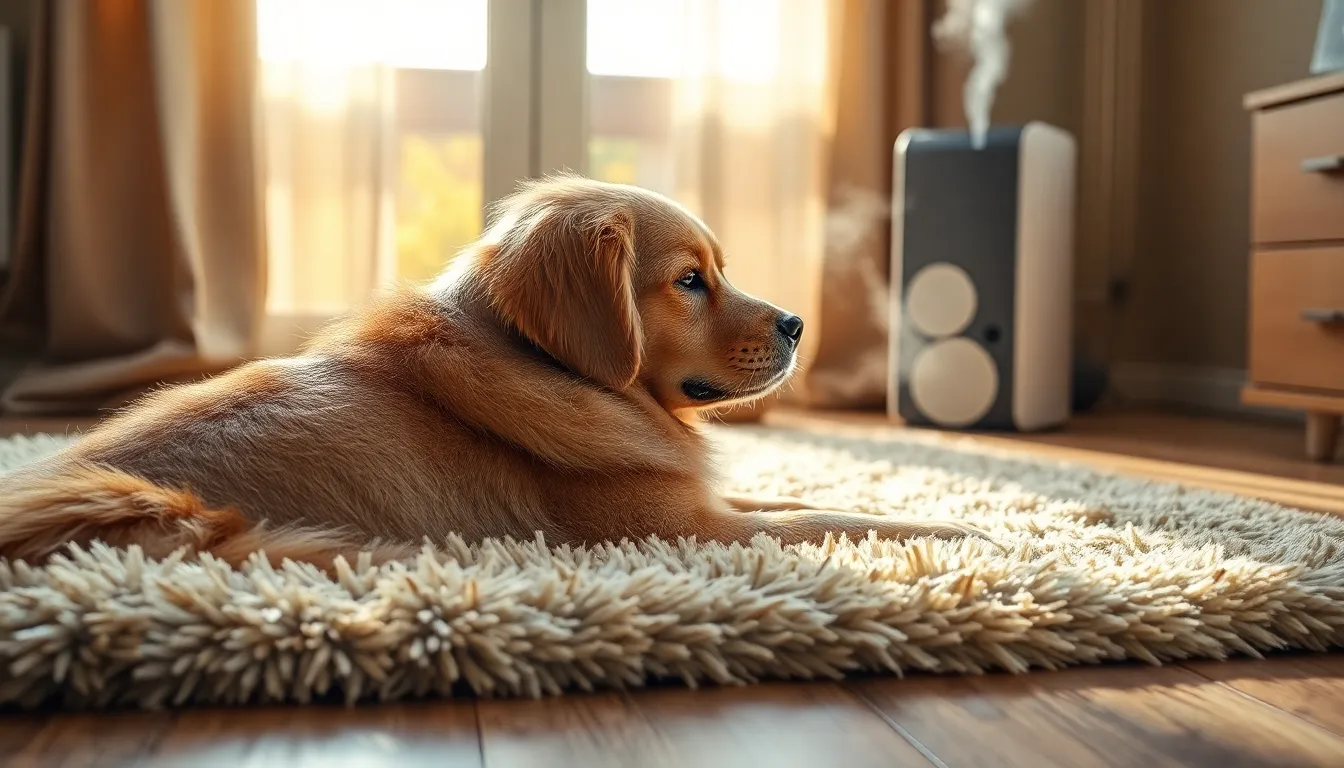강아지 털 관리 용품과 건강한 반려견