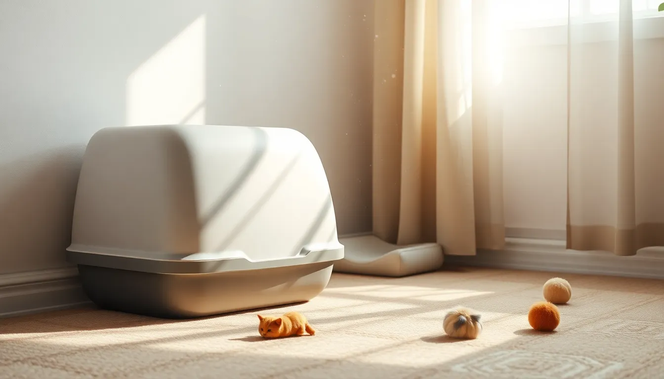 다양한 고양이 화장실 종류