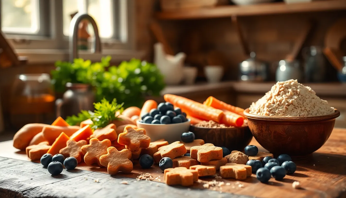 강아지 수제 간식 이미지