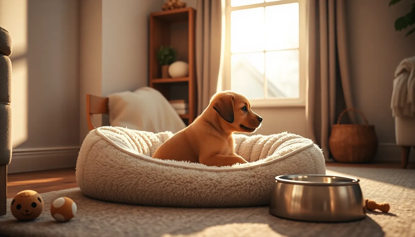 강아지 입양 준비물 예시 이미지