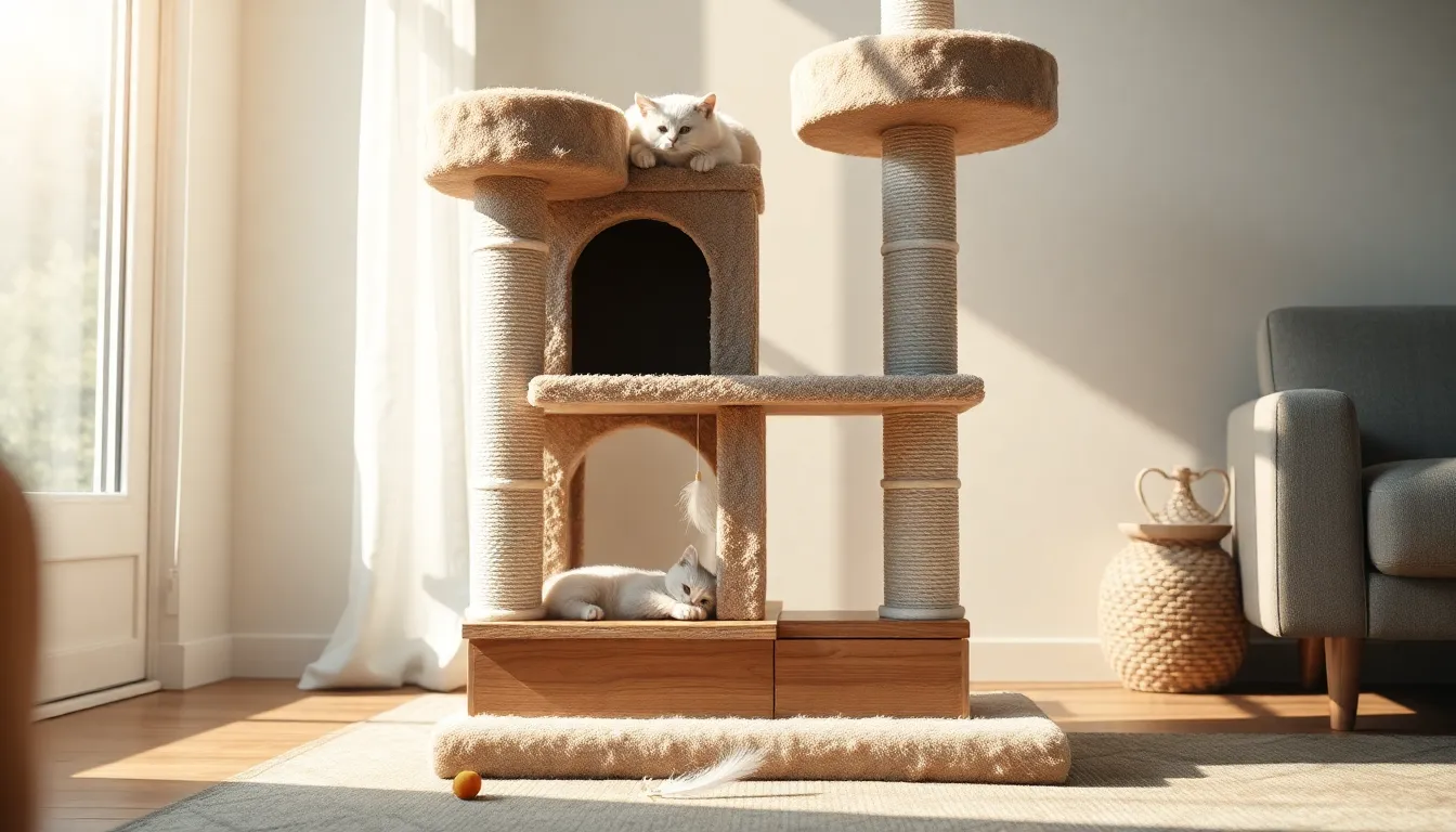 2026년 최신 스마트 캣타워 이미지