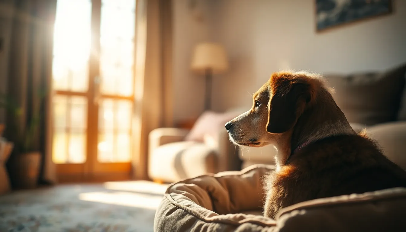 행복하게 그루밍 받는 반려견의 모습