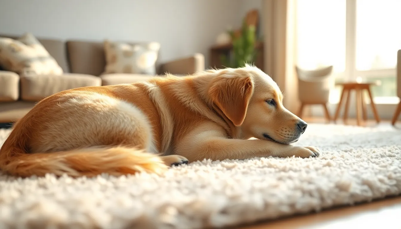 반려견에게 건강한 사료를 주는 모습