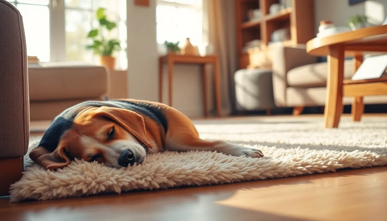 강아지 건강검진을 받고 있는 모습