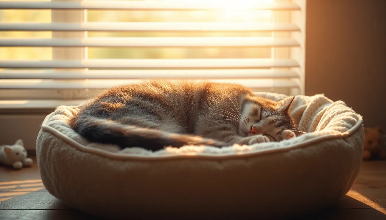 다양한 고양이 용품으로 가득 찬 방