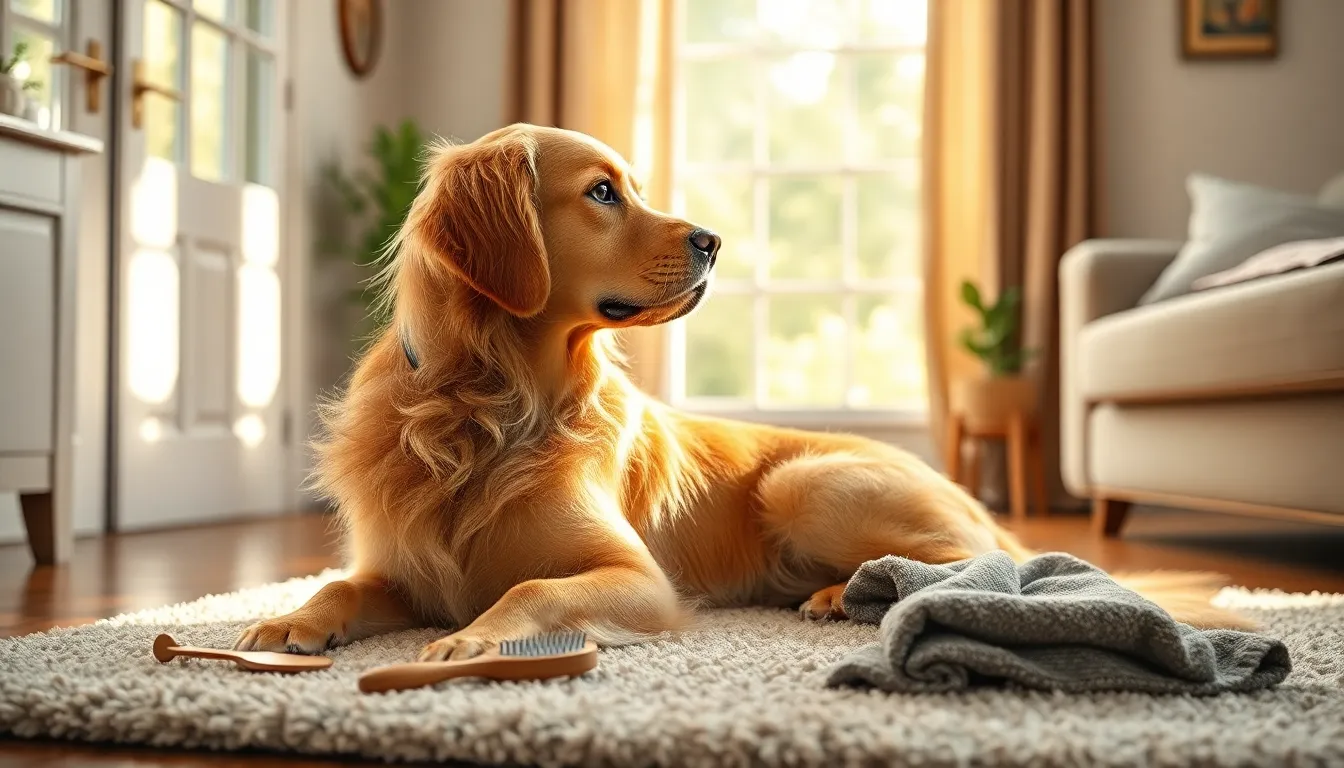 강아지 털 관리 용품
