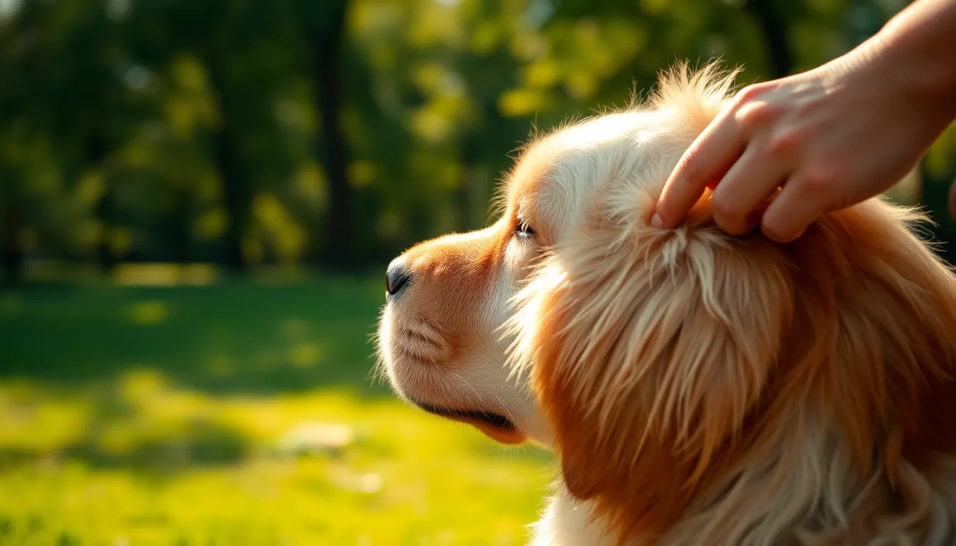 강아지 미용사가 반려견의 털을 관리하는 모습