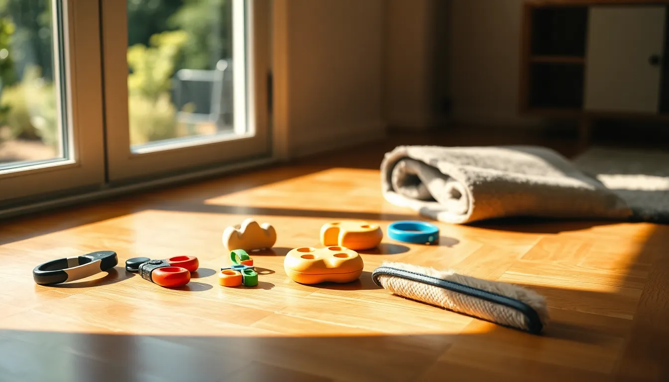 긍정 강화 훈련을 통해 행복하게 훈련받는 강아지와 보호자의 모습