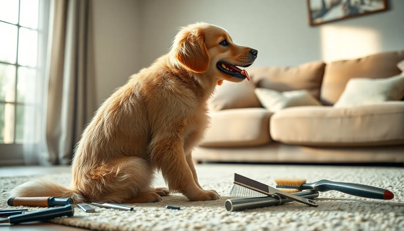 반려견 털 관리 꿀템
