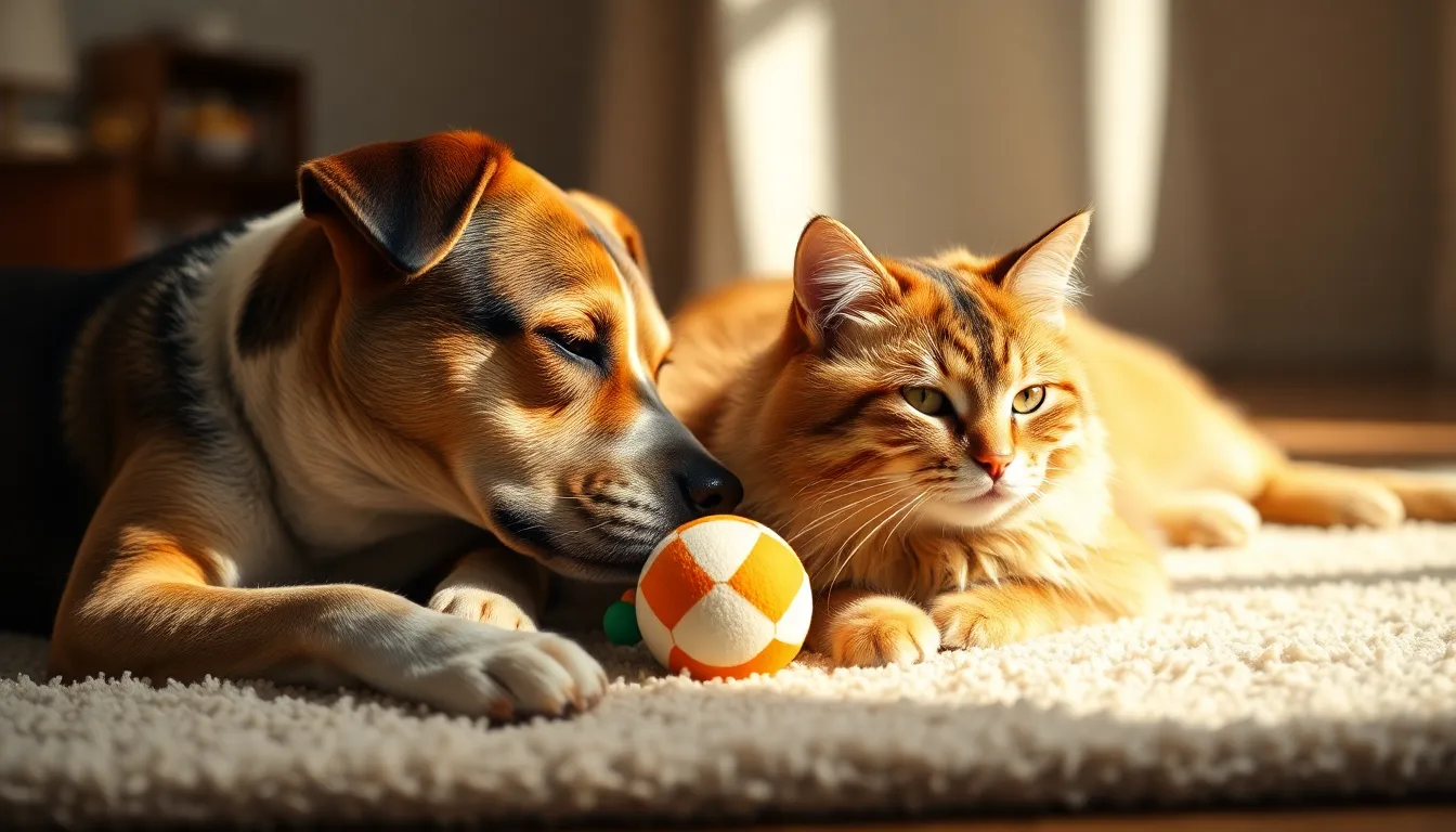 반려동물이 수의사와 함께 건강검진을 받고 있는 모습